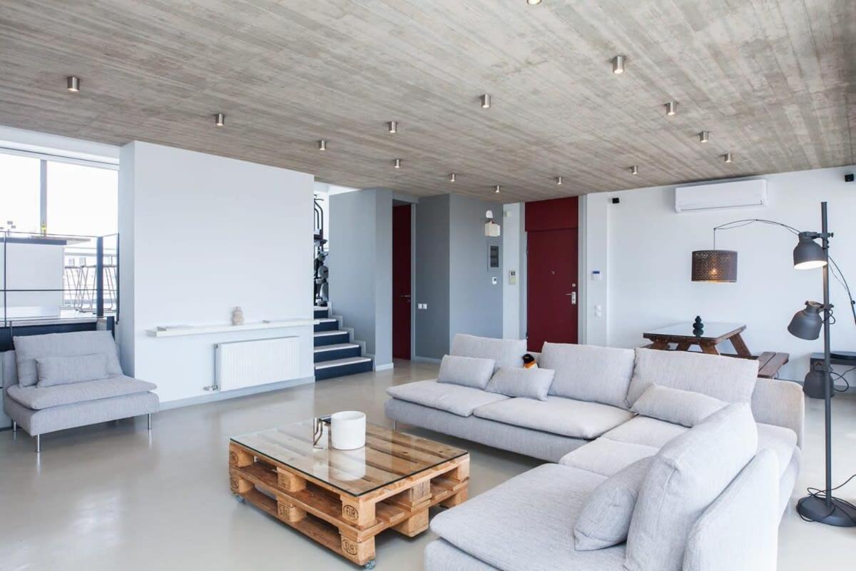 Penthouse With 360 View Of Athens And Private Gym Apartment Exterior photo