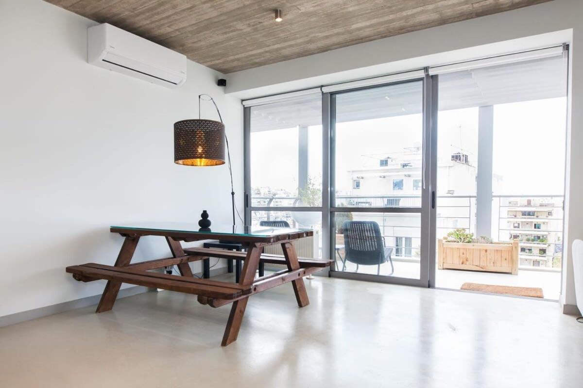 Penthouse With 360 View Of Athens And Private Gym Apartment Exterior photo