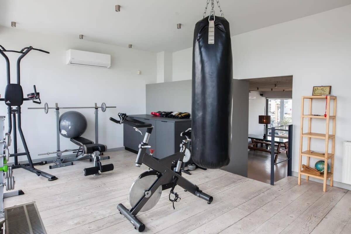 Penthouse With 360 View Of Athens And Private Gym Apartment Exterior photo